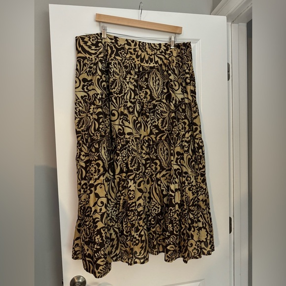 NWT Jones New York Signature Collection Paisley Midi Skirt in Size 18W - Picture 4 of 5